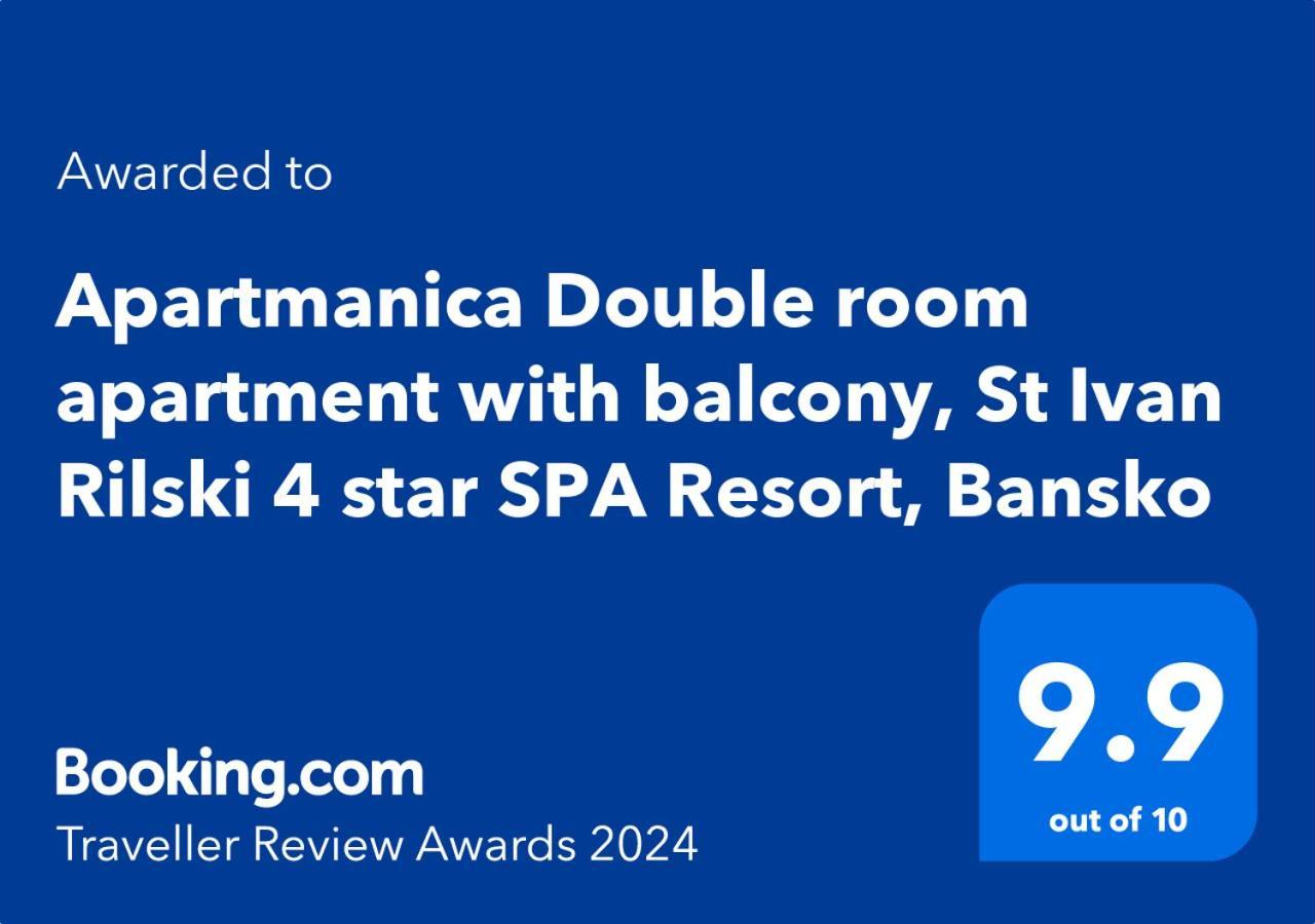 Apartmanica Double Room Apartment 101-12, Big Terrace, St Ivan Rilski 4 Star Spa Resort, Bansko Buitenkant foto